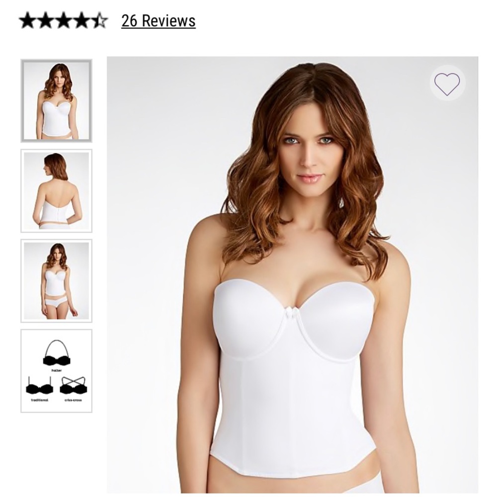 VA BIEN LOW BACK STRAPLESS BUSTIER